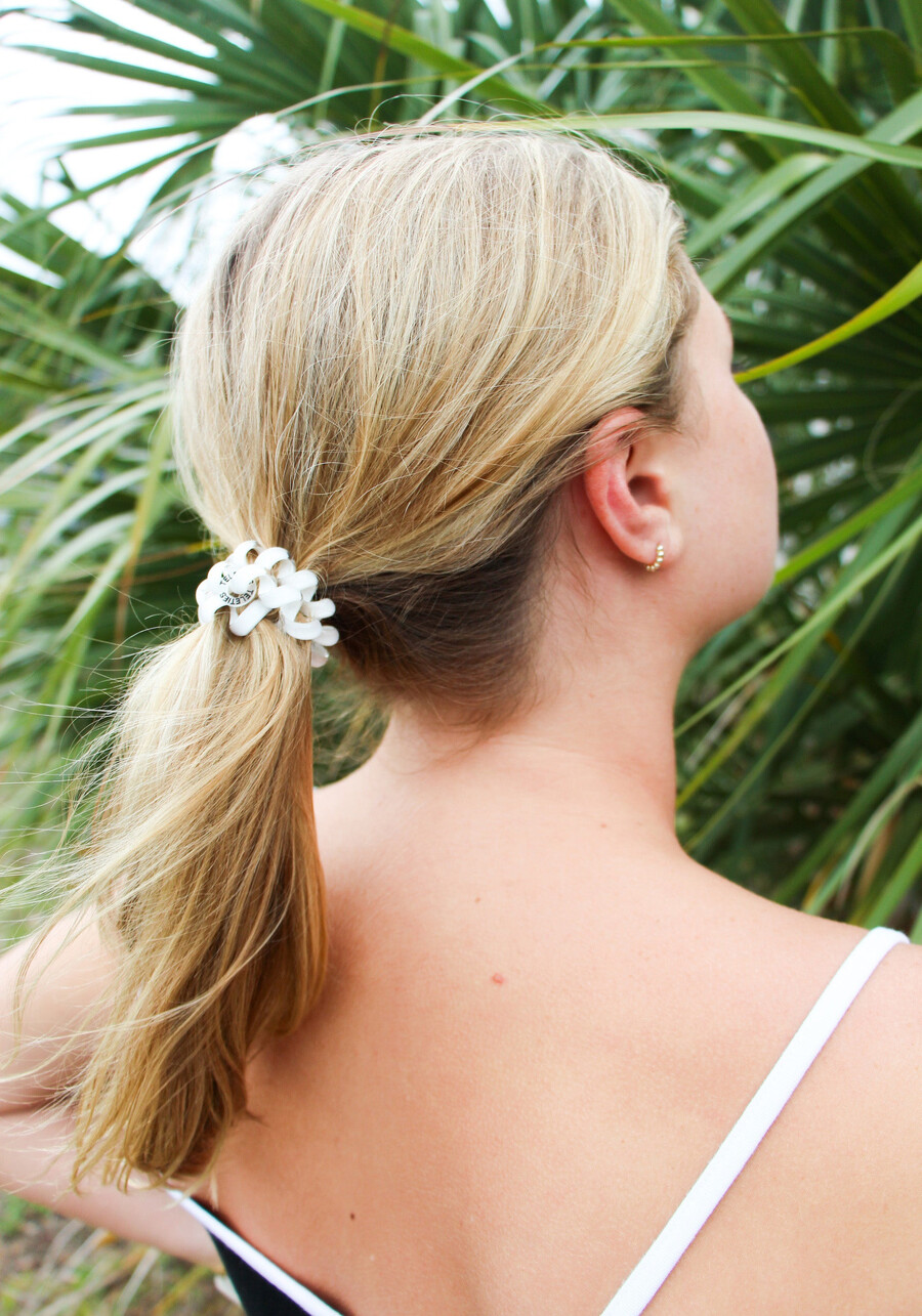 große haarlocken aus kokosnussweiß – 3er-pack