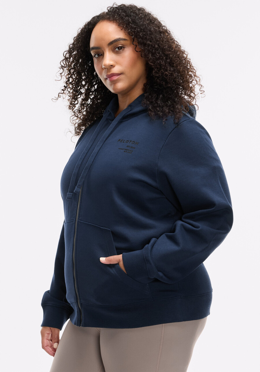 fleece-fleece mit durchgehendem reißverschluss