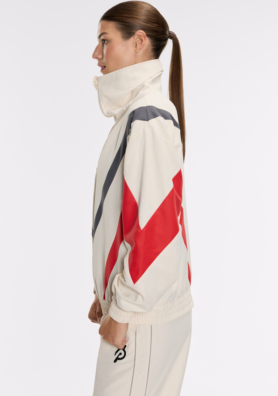 colorblock ripstop chevron ¼ zip