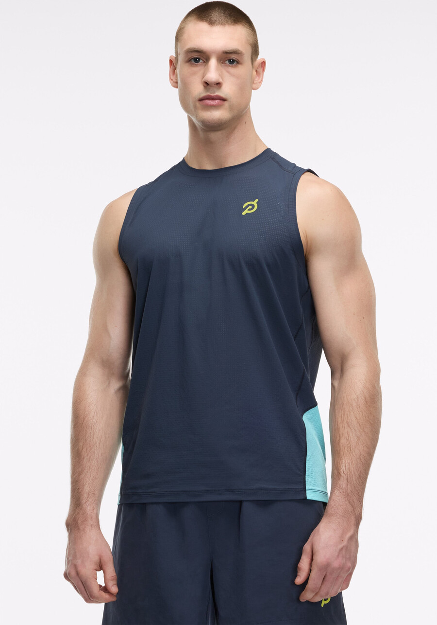 tanktop mit jacquardmuster und farbblockmuster