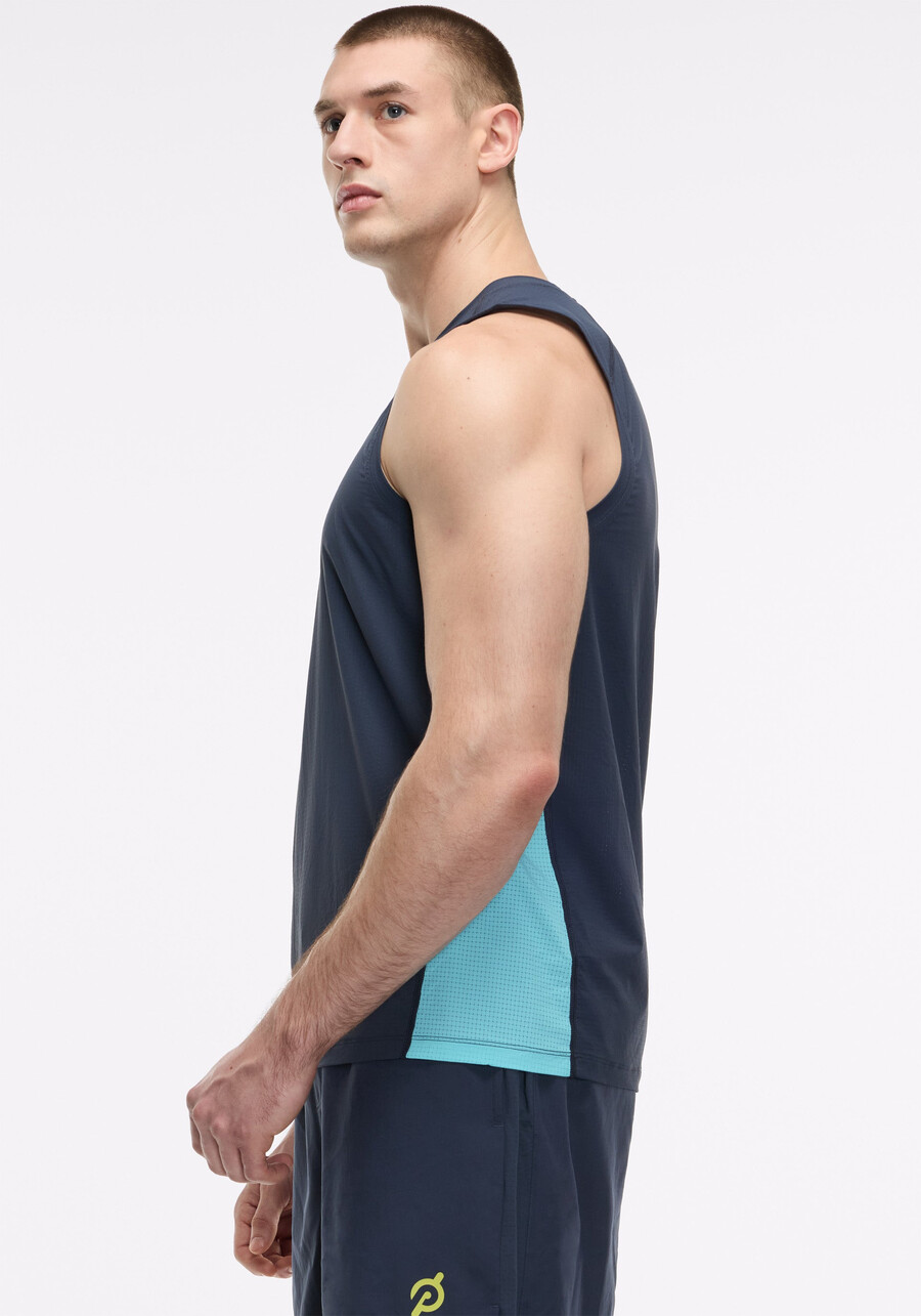 tanktop mit jacquardmuster und farbblockmuster