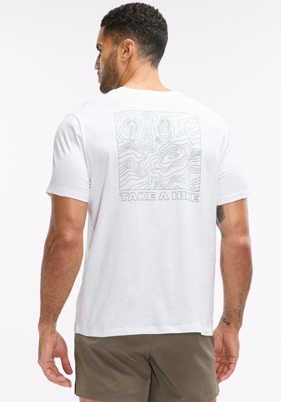baumwoll-t-shirt mit grafik