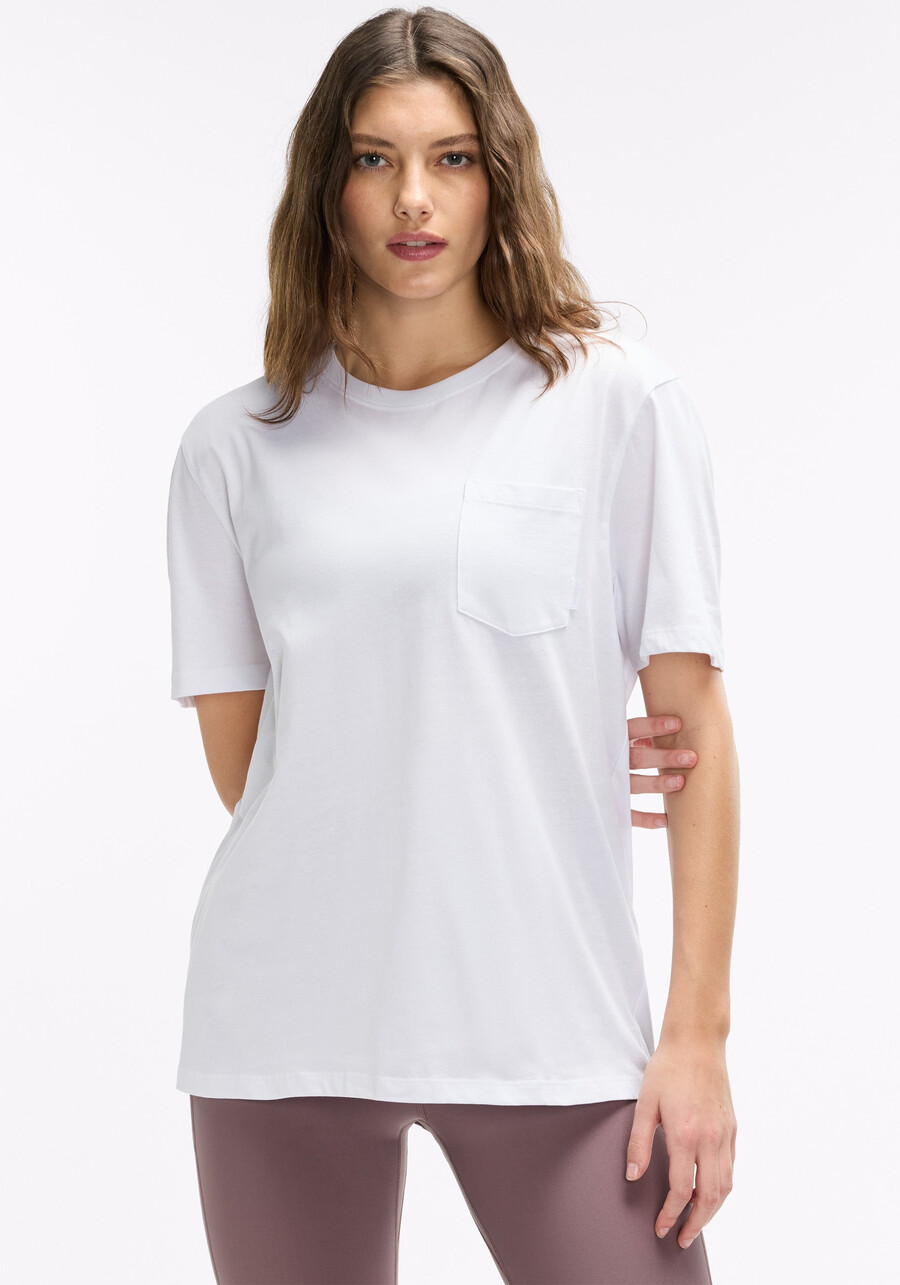 baumwoll-t-shirt mit grafik