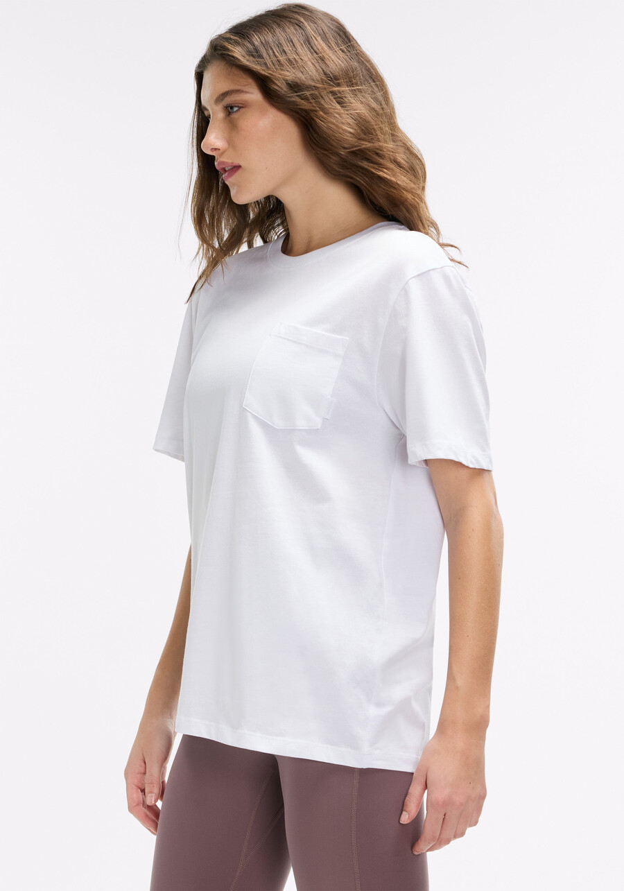 baumwoll-t-shirt mit grafik