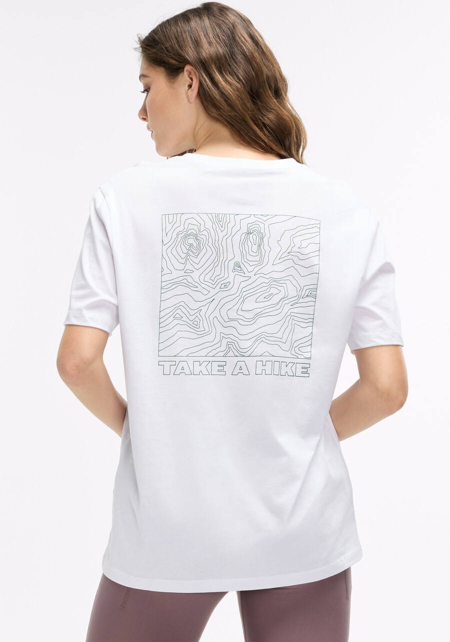 baumwoll-t-shirt mit grafik