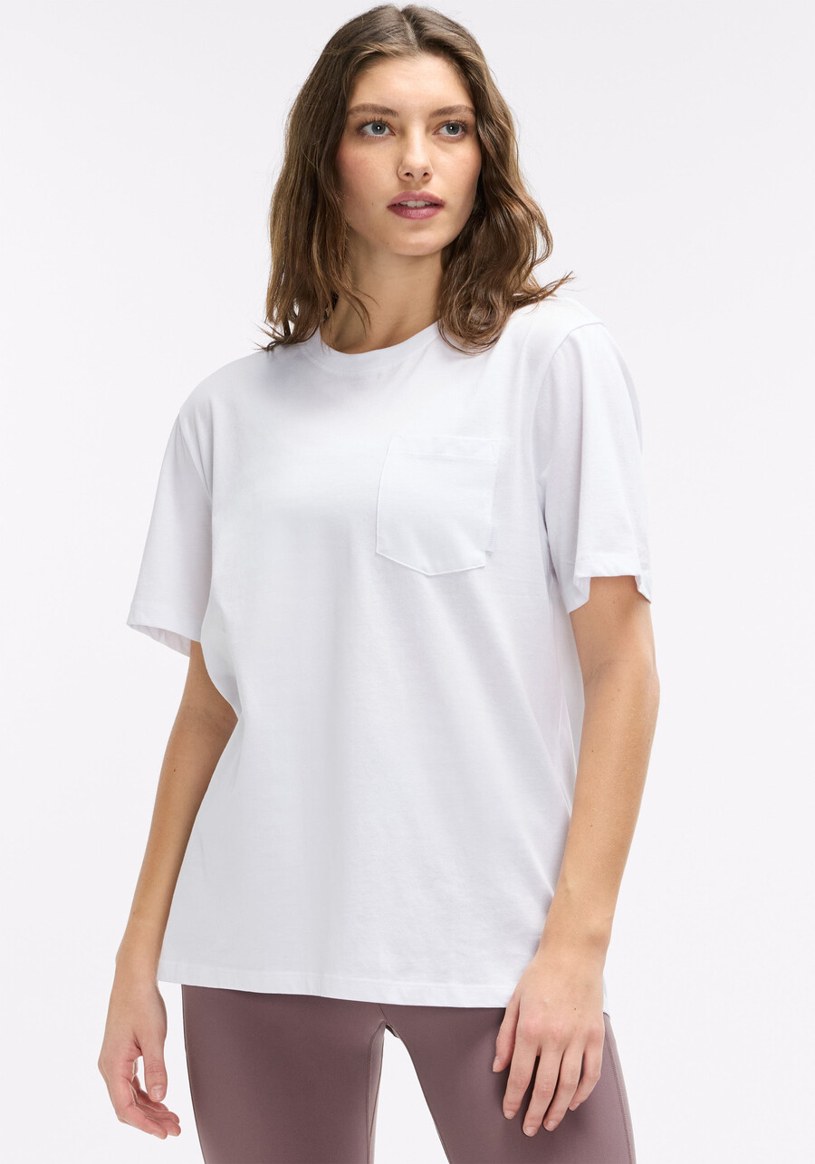 baumwoll-t-shirt mit grafik