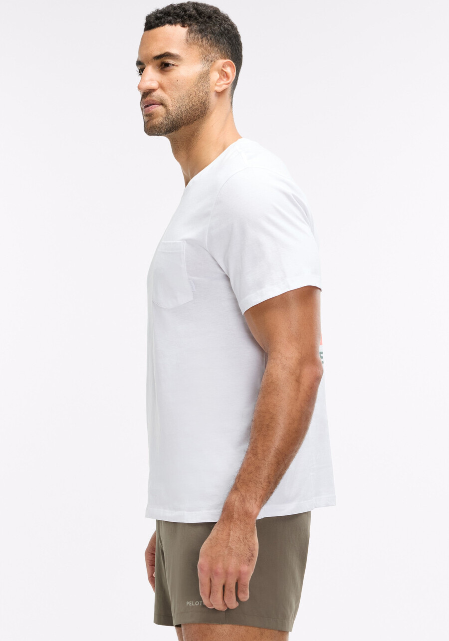 baumwoll-t-shirt mit grafik