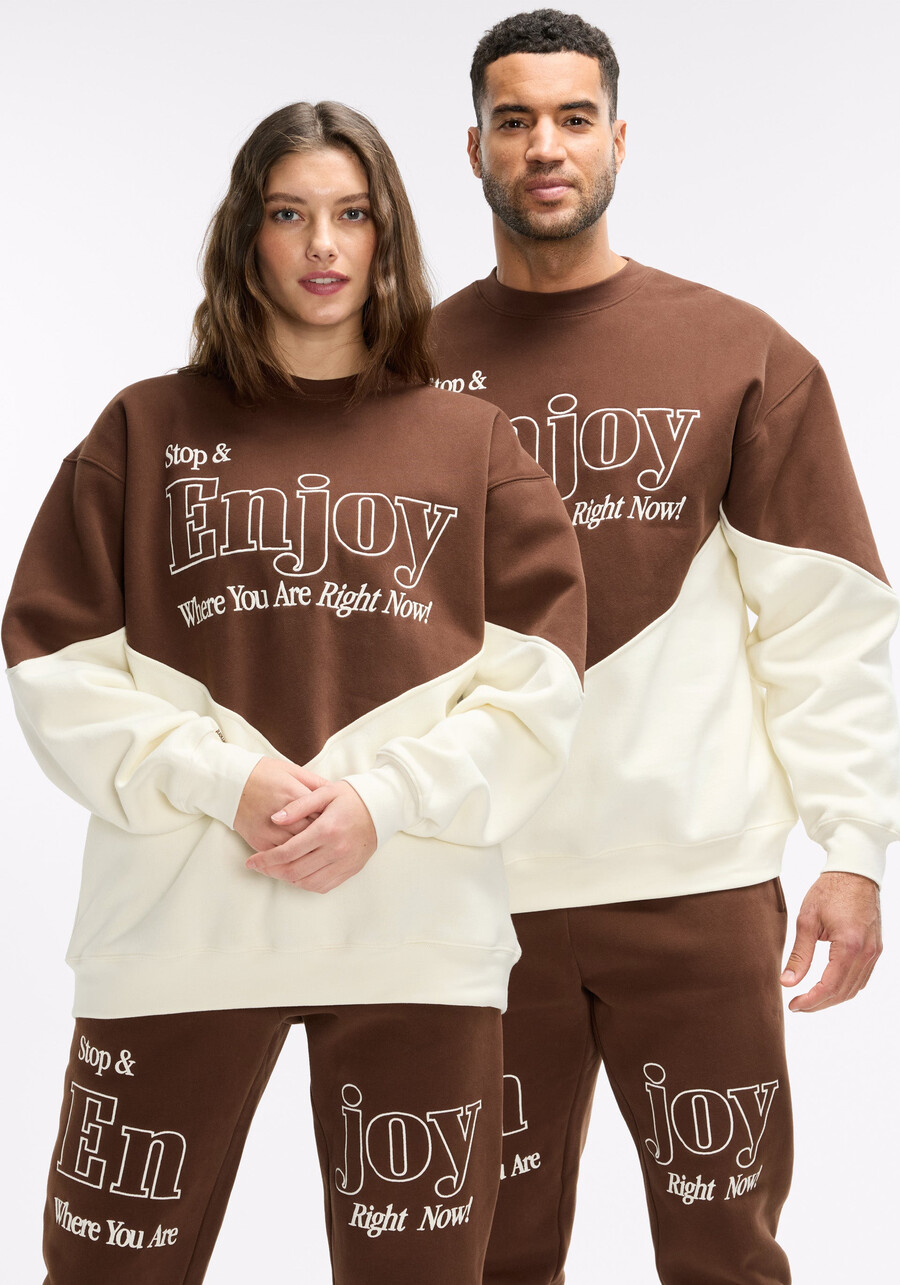 enjoy where you are crewneck