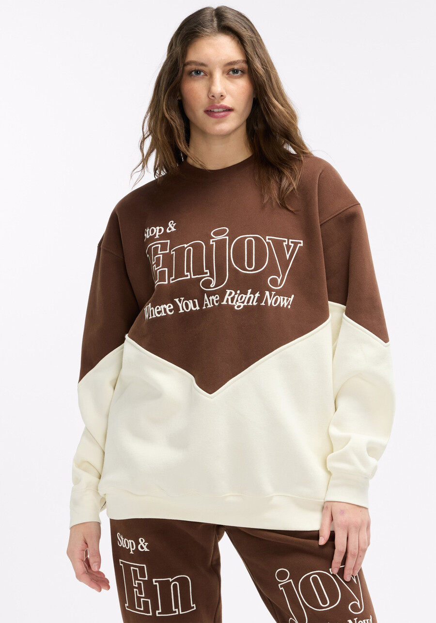enjoy where you are crewneck