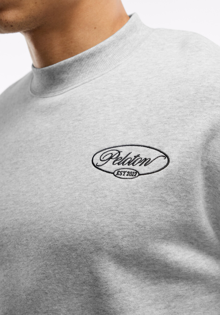 weiches fleece-sweatshirt mit stehkragen