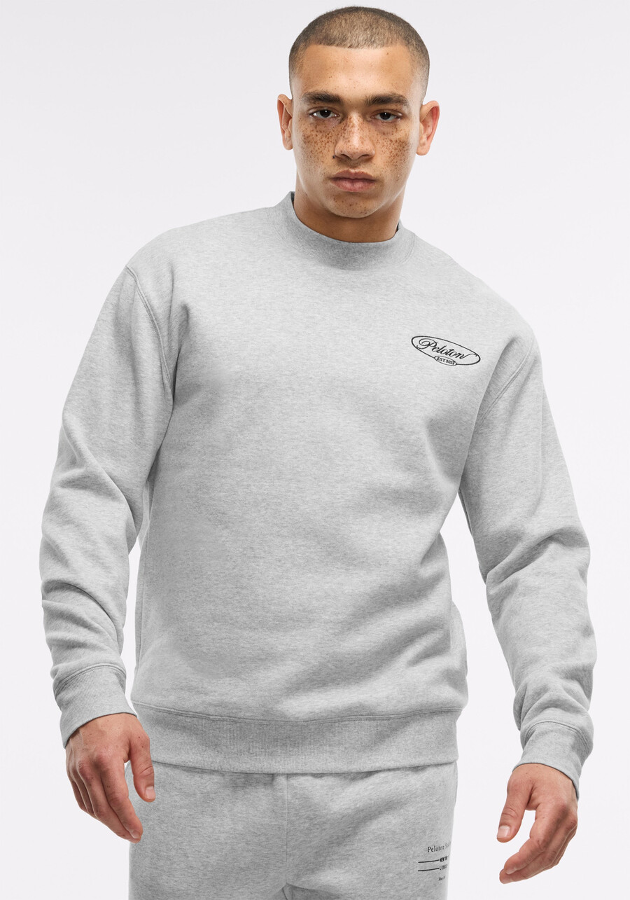 weiches fleece-sweatshirt mit stehkragen