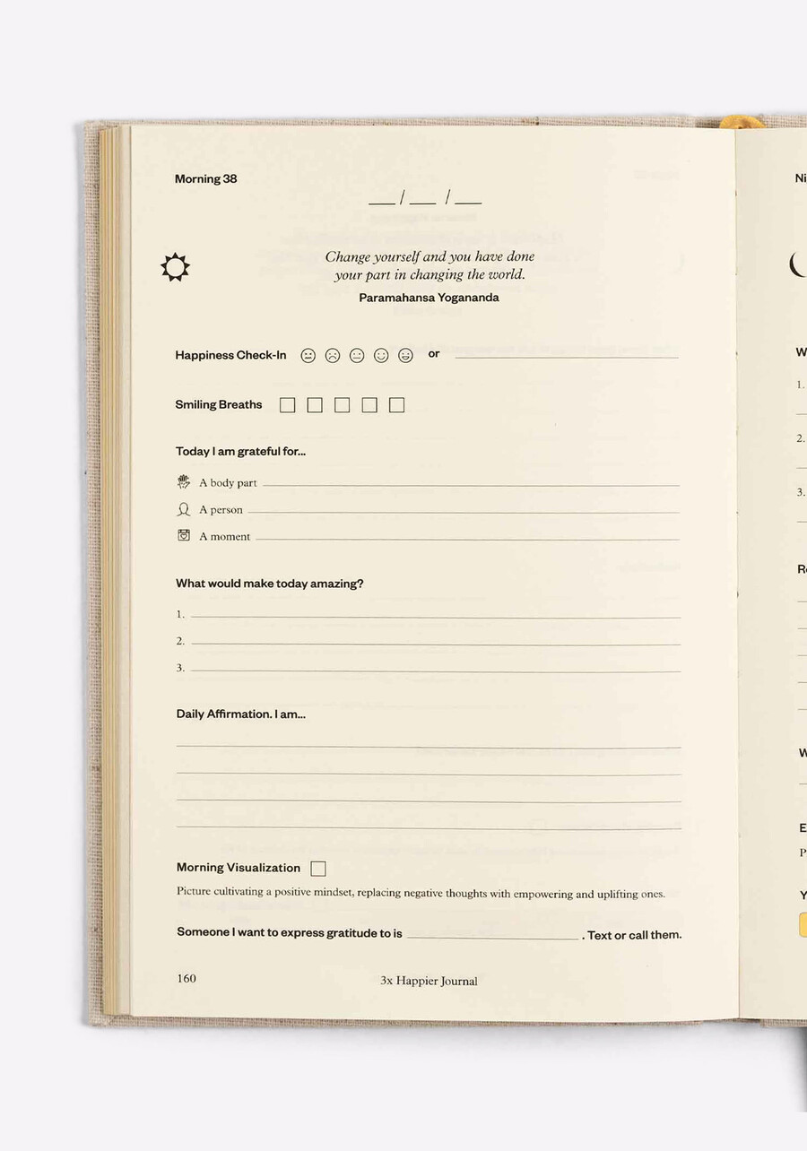 3x glücklicheres tagebuch